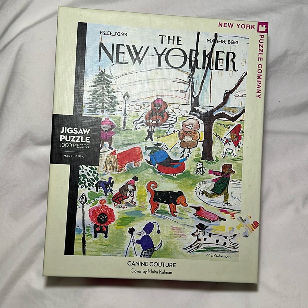 New Yorker Magazine 1000 piece jigsaw puzzle